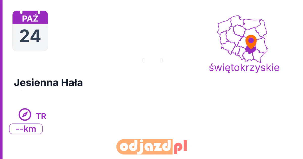 Jesienna Hała — Na orientację · TR, 24 października 2026, [?]
